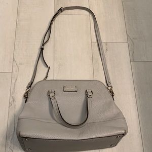 Kate Spade Large Beige Crossbody Purse